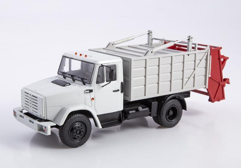 Модель Сміттєвоз МКЗ-10 (ЗІЛ-4333) (білий/сірий) | Автоісторія