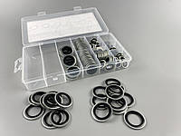 Набір шайб із гумовими кільцями (165 шт.) для будь-якої гідравліки.