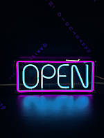 Неонова вивіска "Open"