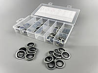 Набір шайб із гумовими кільцями (100 шт.) для будь-якої гідравліки.