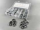 Набір шайб із гумовими кільцями (100 шт.) для будь-якої гідравліки., фото 7