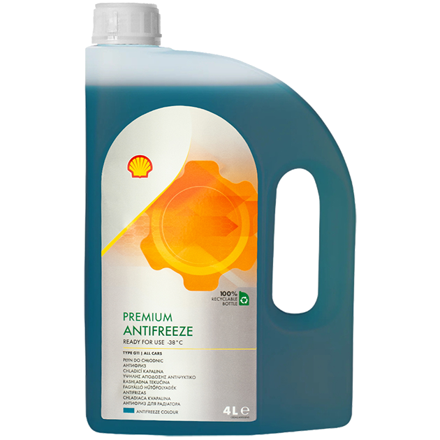 Антифриз Shell Premium Antifreeze 774 C/P Ready to use 4 л