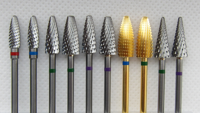 חותכים למניקור חותכי כרסום קשיחים - Фрези для манікюра