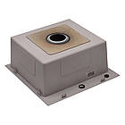 Набір 2в1 кухонної мийки на дачу Kroner Derby 5050HM Brush + проточний водонагрівач Kroner Volt 189, фото 4