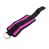 Манжет для тяги на ногу Рожево-червоний 20х8.5 см Спортивний манжет для ніг М'який манжет для ніг, фото 3