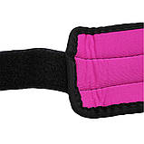 Манжет для тяги на ногу Рожево-червоний 20х8.5 см Спортивний манжет для ніг М'який манжет для ніг, фото 6