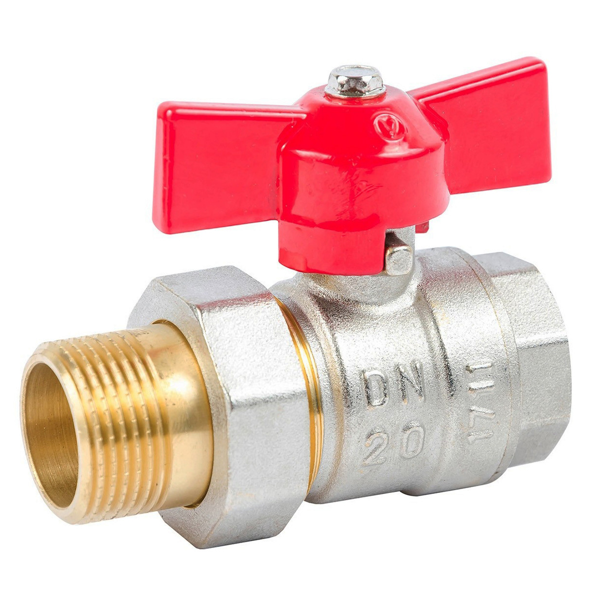 Кран з американкою (накидною гайкою) 1" Valve JG BRAS 59