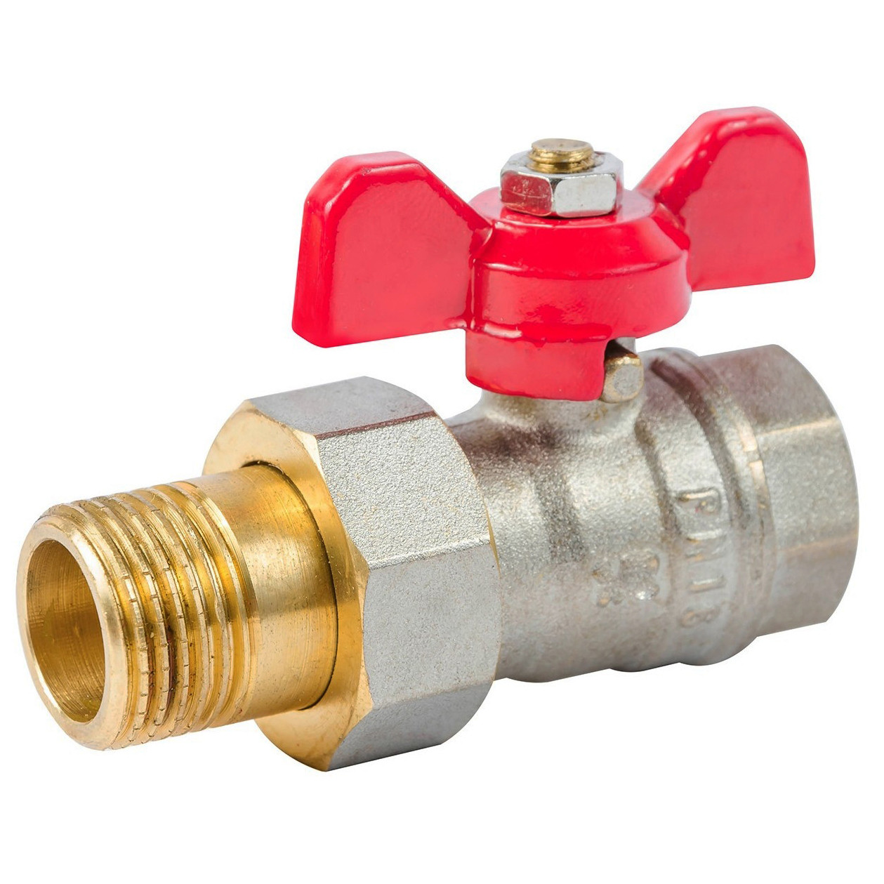 Кран з американкою (накидний гайкою) 3/4" Valve J.G.(AB) BRAS 59