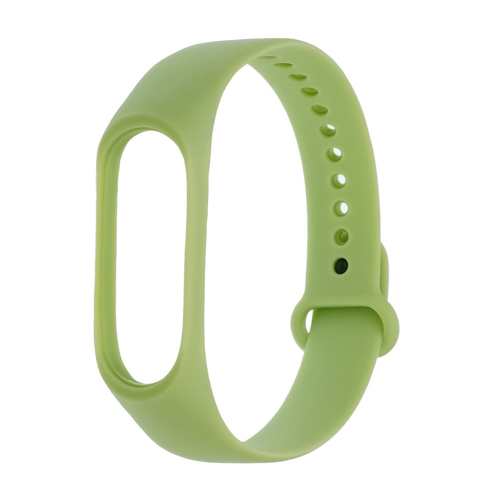 Ремінець силіконовий для Xiaomi Mi Band 3/ 4 27 світло-зелений