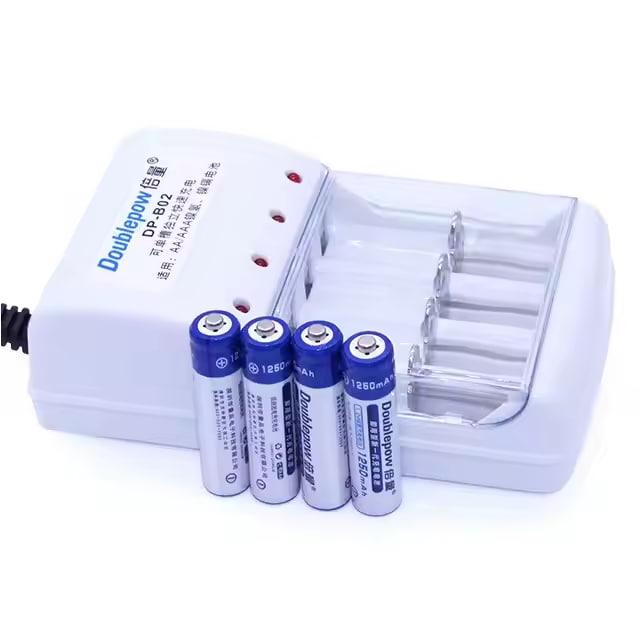 Зарядне АА + 4 акумулятори 1200 mah для металошукачів md 3010, md9020, md6250, md6350