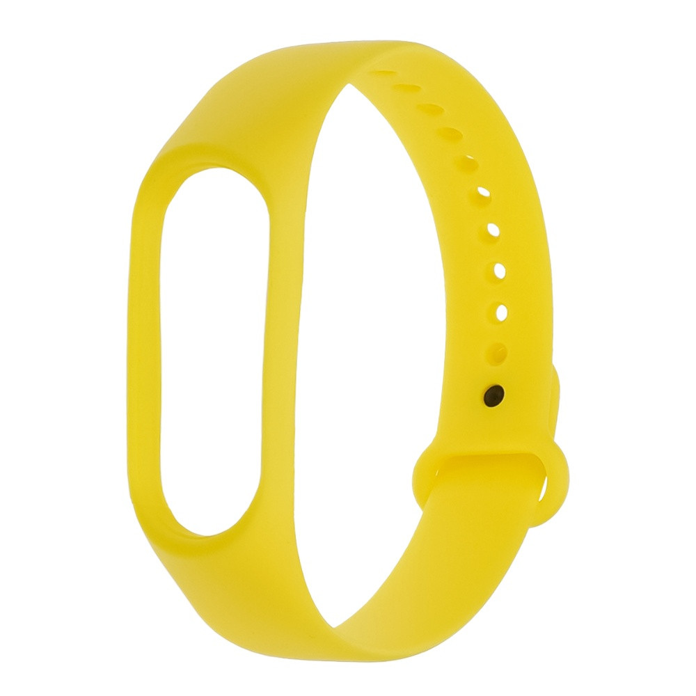 Ремінець силіконовий для Xiaomi Mi Band 3/ 4 31 яскраво-жовтий
