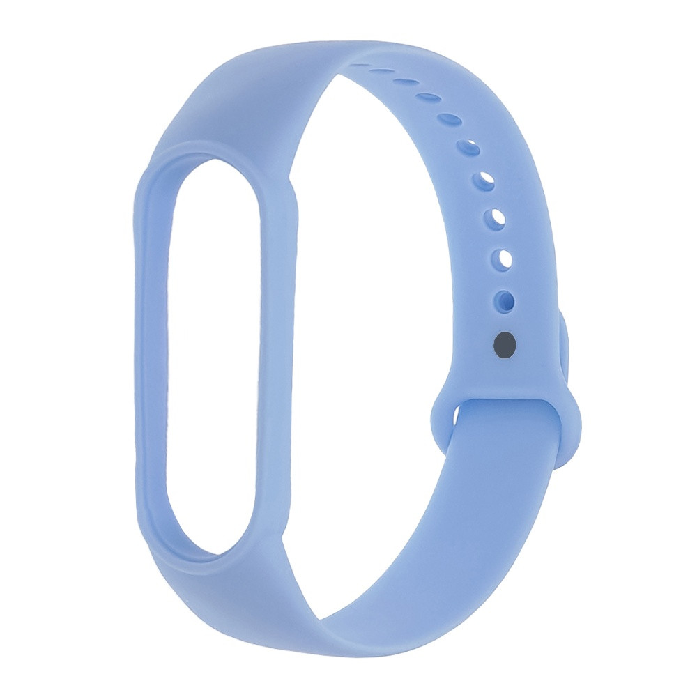 Ремінець силіконовий для Xiaomi Mi Band 5/6 кольорів 27 синій