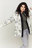 Стильна жіноча  демісезонна коротка вітровка принтована ''Сірена', фото 6