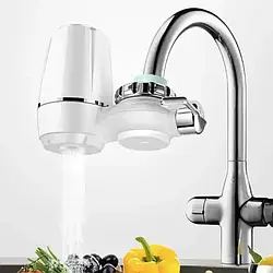 Проточний водяний фільтр Zoosen з універсальною насадкою на кран для чистої та безпечної води