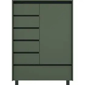 Комод  Лаундж REG 2D5S1K зелений димчатий /чорний ВМК Україна