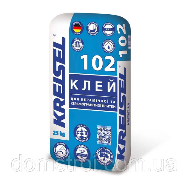 Клей для плитки KREISEL 102 (25 кг)