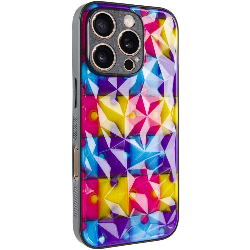 TPU+PC чохол Prisma Fluffie Full Camera для Apple iPhone 16 Pro (6.3") з креативним принтом Puzzle