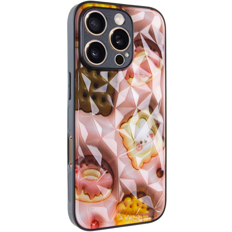 TPU+PC чохол Prisma Fluffie Full Camera для Apple iPhone 16 Pro (6.3") з креативним принтом Sweet
