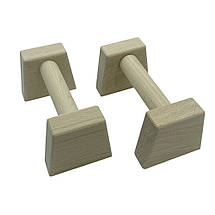 Паралетси упори для віджимань від підлоги дерев'яні Newt Wood Premium Push Up Bars 2 шт довжина 20 см, фото 4