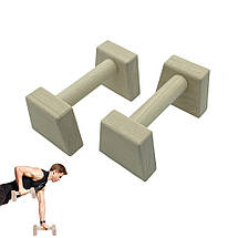 Паралетси упори для віджимань від підлоги дерев'яні Newt Wood Premium Push Up Bars 2 шт довжина 20 см, фото 5