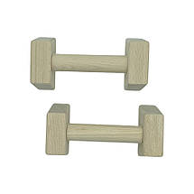 Паралетси упори для віджимань від підлоги дерев'яні Newt Wood Premium Push Up Bars 2 шт довжина 20 см, фото 6