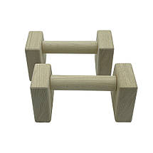 Паралетси упори для віджимань від підлоги дерев'яні Newt Wood Premium Push Up Bars 2 шт довжина 20 см, фото 3