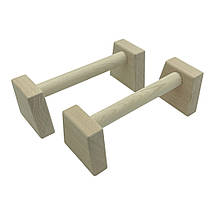 Паралетси упори для віджимань від підлоги дерев'яні Newt Wood Premium Push Up Bars 2 шт довжина 30 см, фото 3