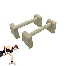 Паралетси упори для віджимань від підлоги дерев'яні Newt Wood Premium Push Up Bars 2 шт довжина 30 см, фото 4