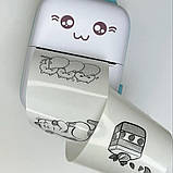 Прозорий самоклеючий папір для термопринтера 57 мм Прозора самоклеюча плівка, фото 5