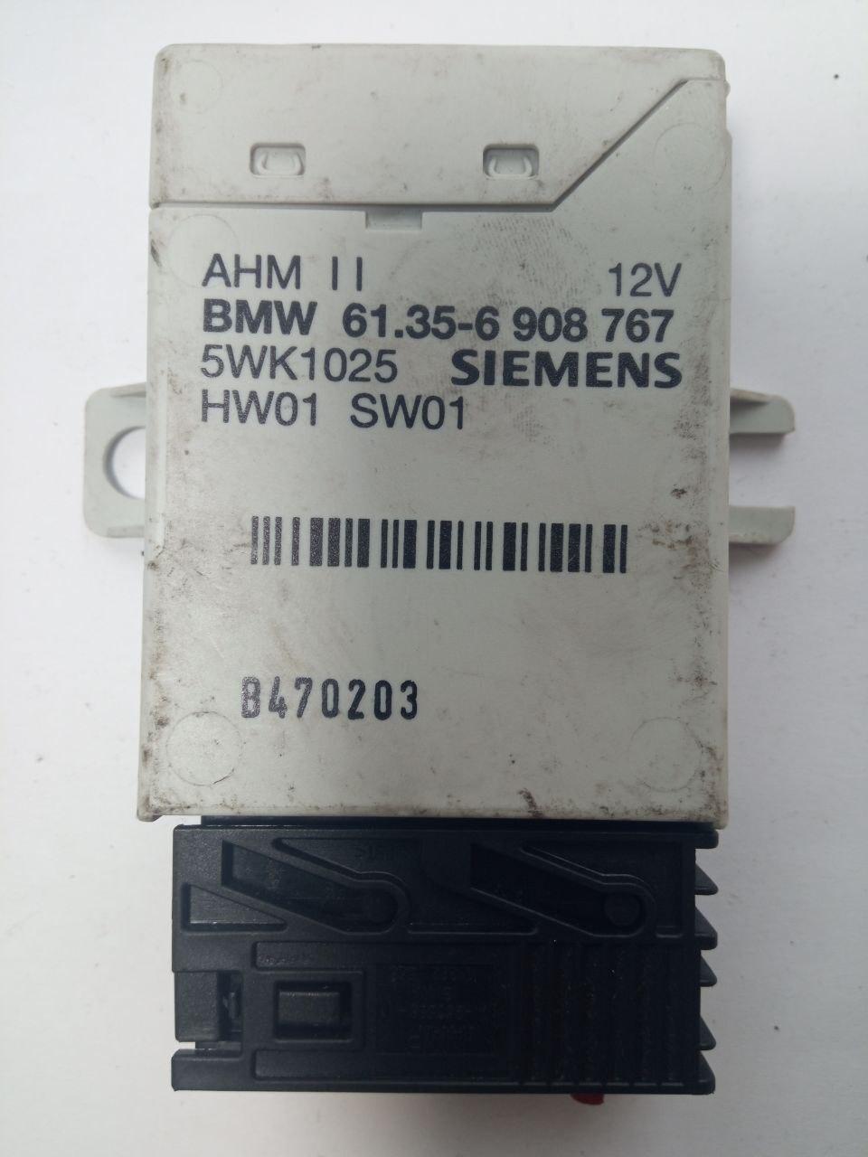 Електронний блок керування BMW Siemens 61.35-6 908 767 / 61356908767 / 5WK 1025 / 5WK1025