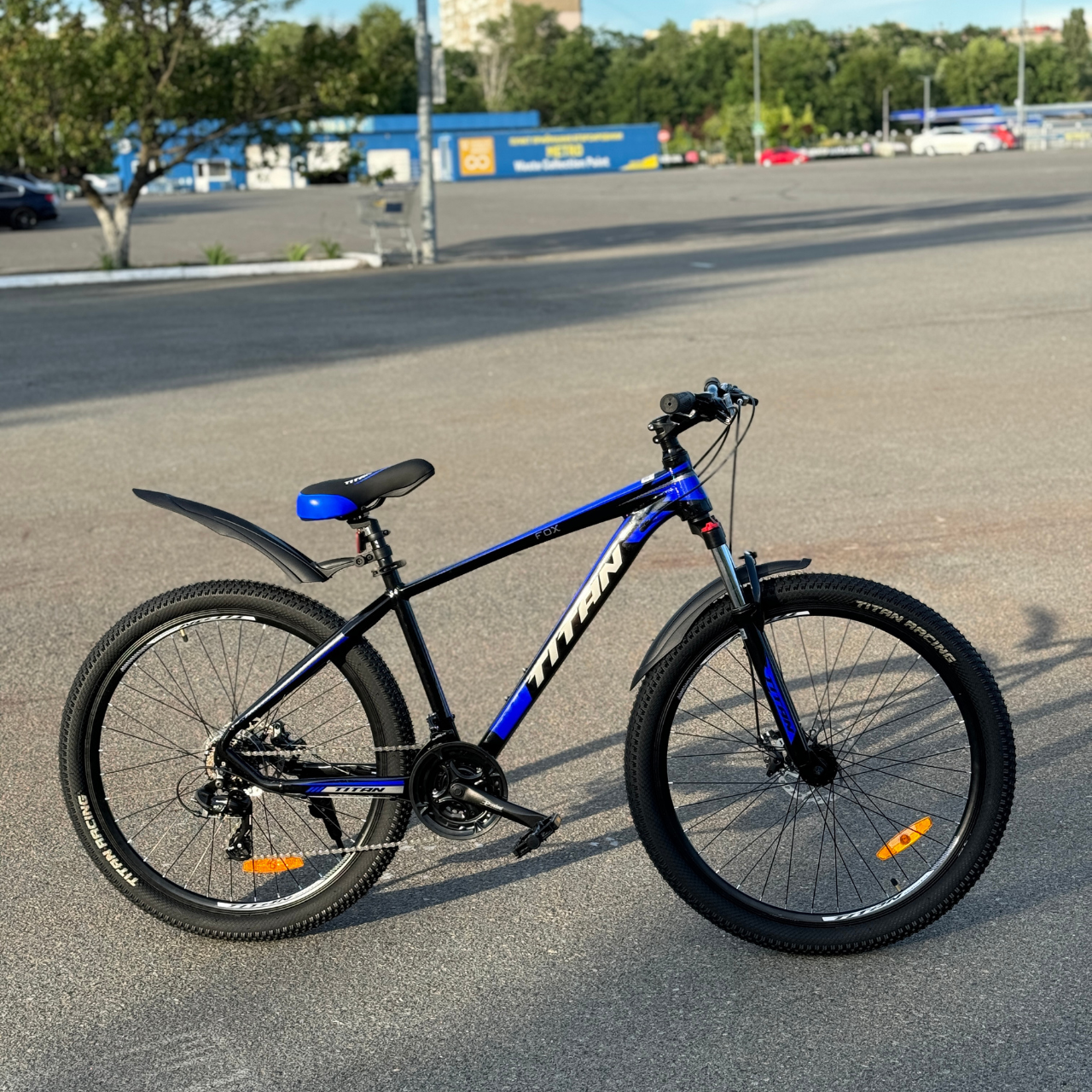 Велосипед Titan 27,5" FOX 2025 Рама-17" black-blue