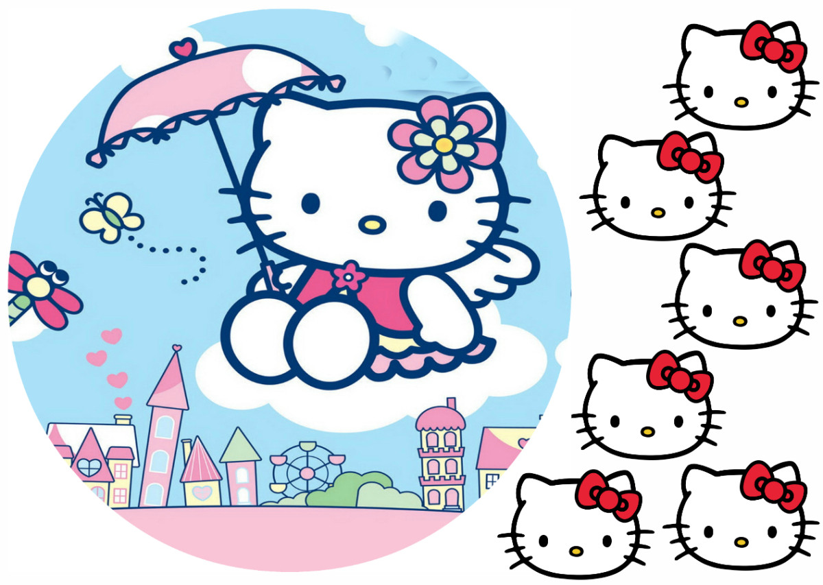 Вафельна картинка Hello Kitty / Хелло кітті 2