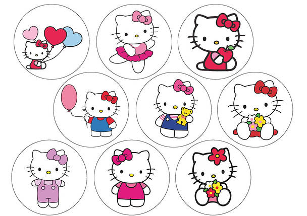 Вафельна картинка Hello Kitty / Хелло Кітті 5, фото 1