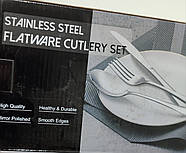 Wildone FLATWARE DC04 12 наборів столових приборів із нержавіючої сталі на 60 предметів, фото 3