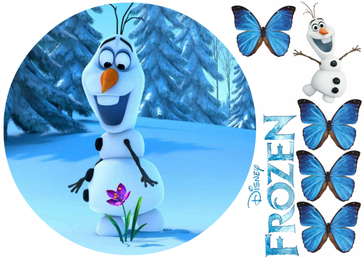 Вафельна картинка Холодне серце 7