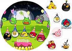 Вафельна картинка Angry Birds/Злі пташки 6