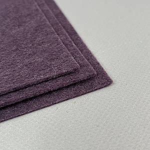 Фетр щільний, 2 мм 20х30 см, колір - баклажановий С72