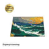 Набір картин з поталлю за номерами Riviera Blanca Легенда океану (ITR-119) 2 шт в наборі, фото 2