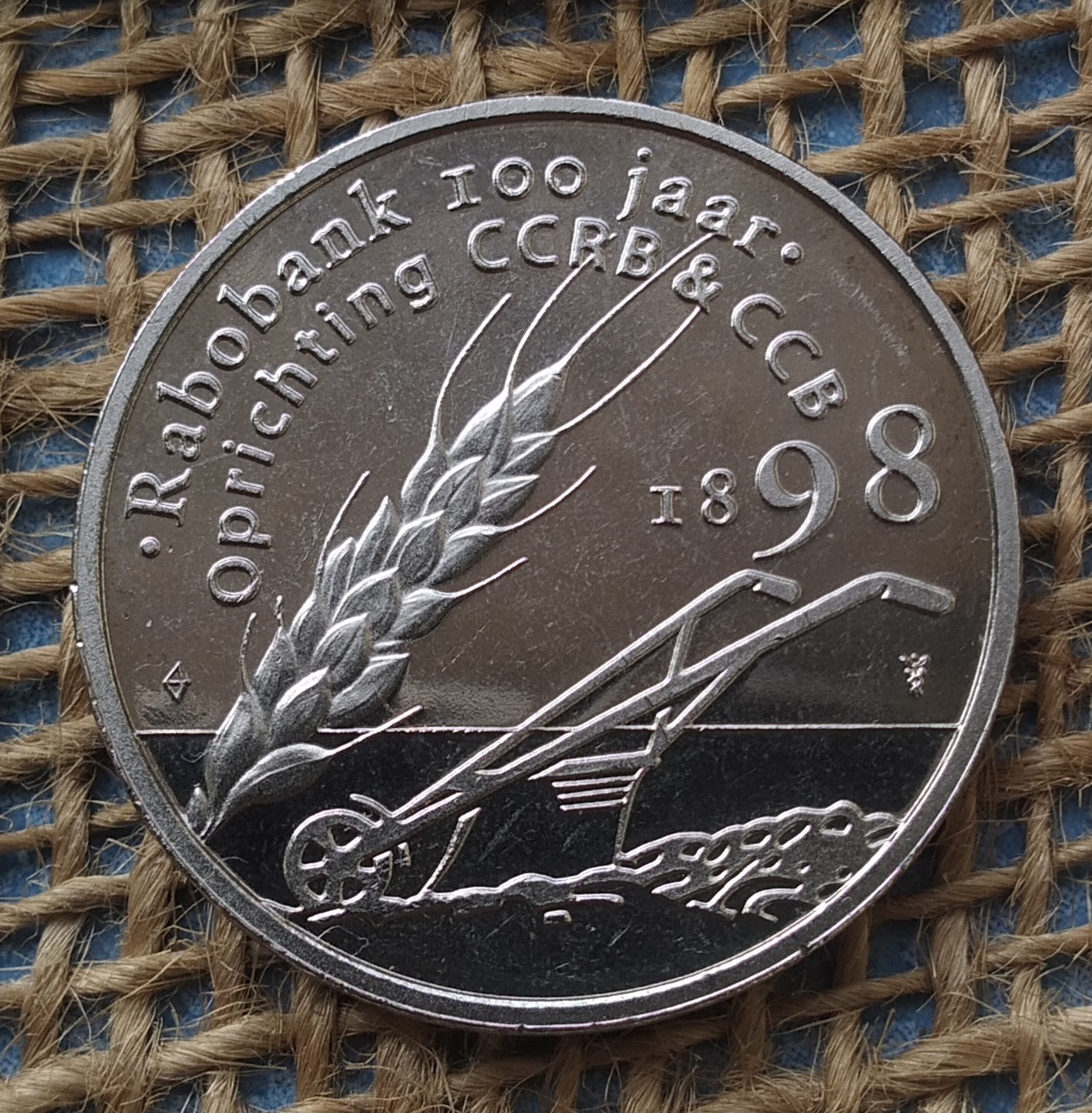 Памятна медаль - "100 рокiв Рабобанку". 1994 року. Нiдерланди