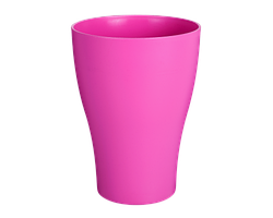 Склянка 0,25 л (167096-т.рож.), Пластик, темно-рожевий, Aleana, Арт.53869