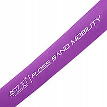 Стрічка компресійна для флосингу 4FIZJO Floss Band 207 x 5 x 0.15 см Violet (P-5905973405225), фото 4