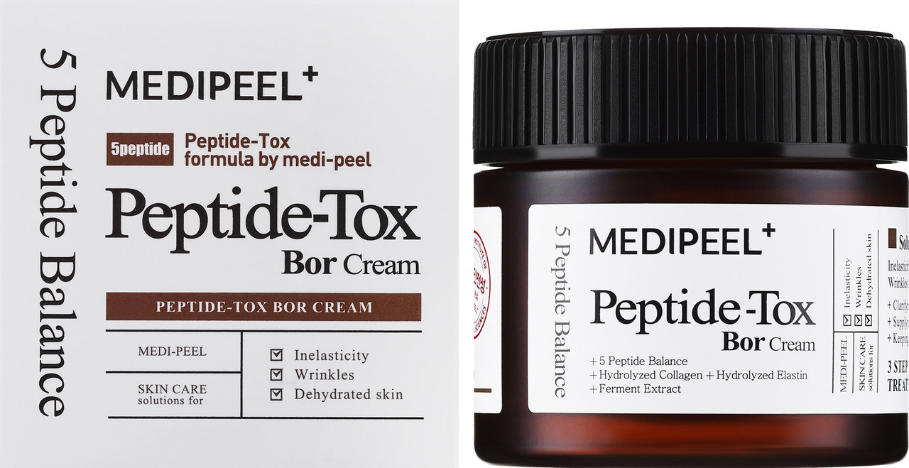 Крем для обличчя з пептидним комплексом і ліфтинг ефектом Medi Peel Peptide-Tox Bor Cream (Bor-Tox Peptide Cream), 50 мл