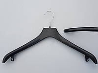 Плечики вешалки тремпеля Coronet NF-44 гладкий черного цвета, длина 44 см