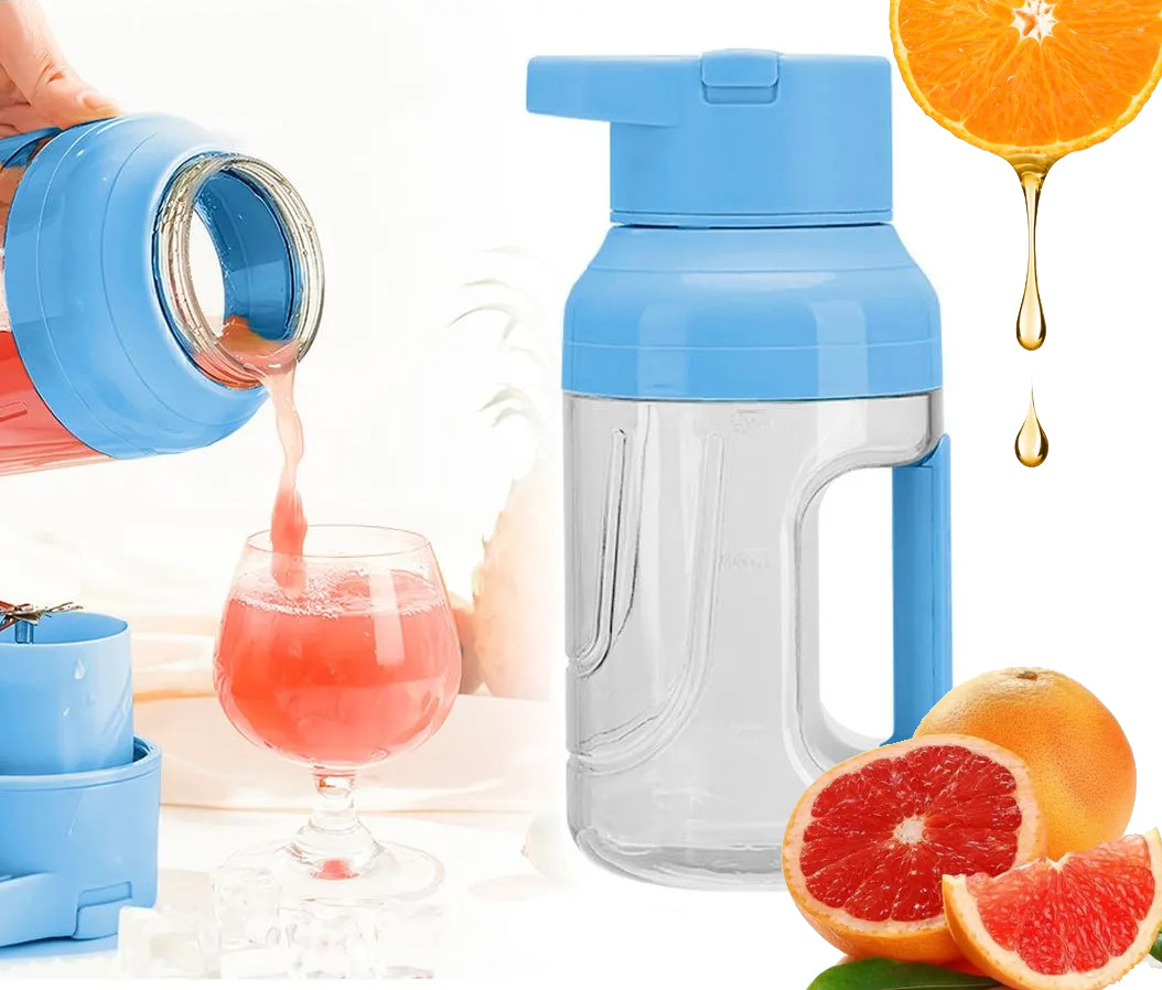 Блендер-соковитискач DDT-01 1500ML Blue (16097)