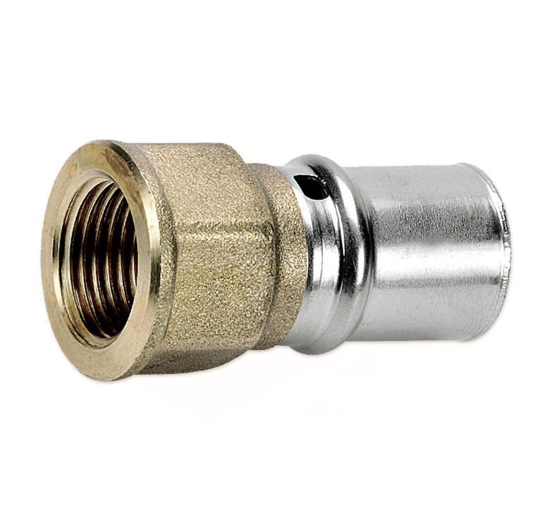 Прес-фітинг з переходом на різьбу Bonomi DN 20x3/4"(ВР) для пластикових труб (Італія) 40022006, фото 1