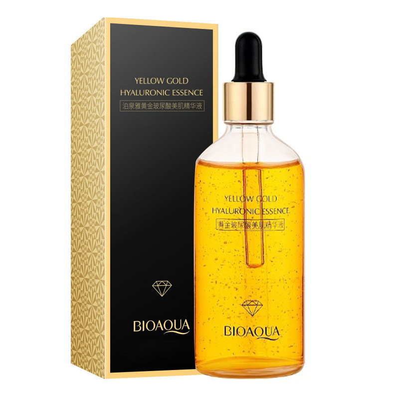 Сироватка для обличчя BIOAQUA Pure Gold Hyaluronic Essence 100 мл з екстрактом золота та гіалуронової кислоти 29 шт., фото 1