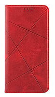 Чохол книжка Business Leather для Samsung Galaxy A52 / A525 на магніті з підставкою червоний