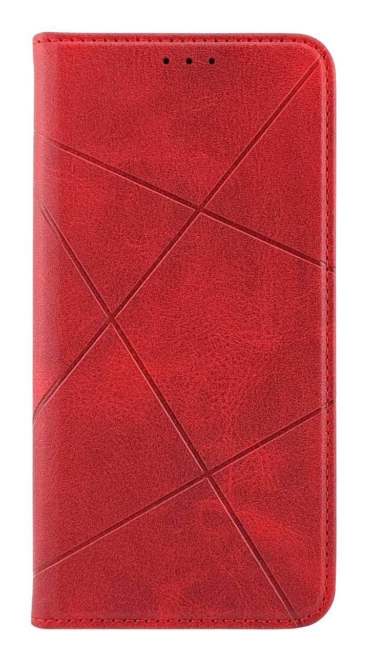 Чохол книжка Business Leather для Samsung Galaxy A52 / A525 на магніті з підставкою червоний - фото 1 - id-p2542063179