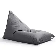 Крісло-мішок для дому Focus Garden Triangle сірий
