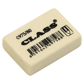 Гумка шкільна "Class" Bambi 4975/80 біла, м'яка , Toyman